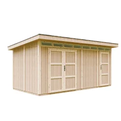 Abri de Jardin Qualité Premium 8.52+2.95 m² - M905C-TERRA BROWN - Timbela