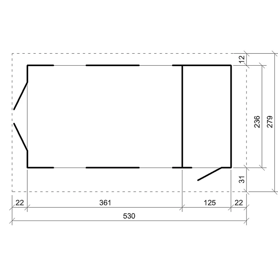 Abri de Jardin Qualité Premium 8.52+2.95 m² - M905C-TERRA BROWN - Timbela