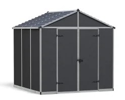 Abri de jardin Rubicon Canopia 229x229 cm Aluminium et Polycarbonate