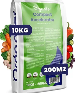 Accélérateur De Compost - 10 Kg Pour 50 À 200 M2 / 10 M3 - Pour Un Compost De Meilleure Qualité En Moins De Temps - Organifer