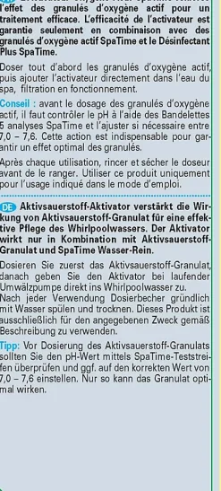 Activateur oxygène actif Bayrol 1L 20ml/Bmw m3