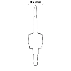 Adaptateur trépan foret centreur Bosch 6 pans