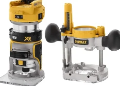 Affleureuse défonceuse 18V XR DCW604NT (sans batterie ni chargeur) en coffret T-STAK - DEWALT - DCW604NT-XJ