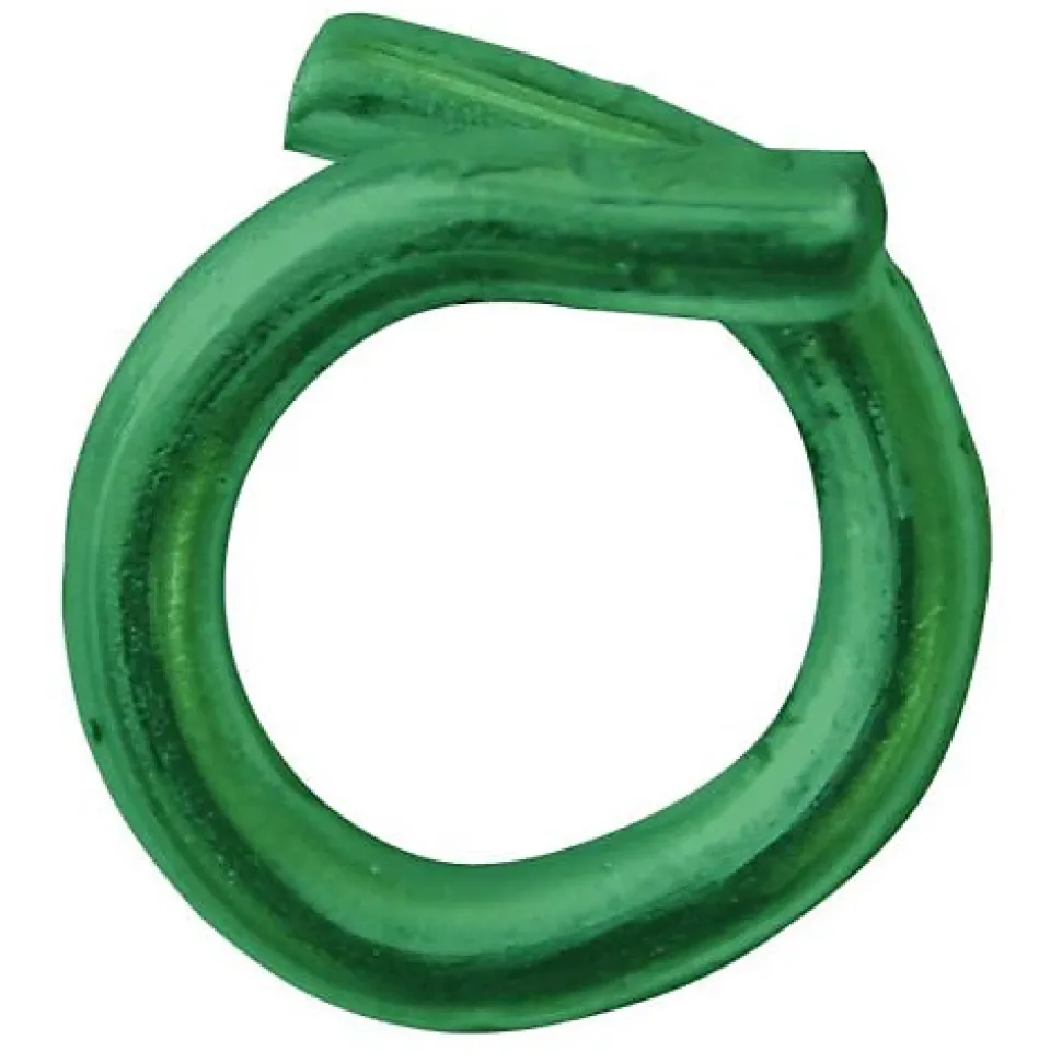 Agrafe à grillage OMEGA 20mm verte boîte de 1000 - EDMA - 043001