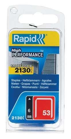 Agrafes Rapid n°53 6 mm, 2130 pièces