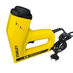 Agrafeuse électrique Gamme Pro - STANLEY 6-TRE550 - Pour agrafes Type G 6 à 14mm et clous J avec tête 12 à 15mm