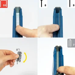 Agrafeuse/Cloueuse manuelle Rapid MS4.1 avec projectiles