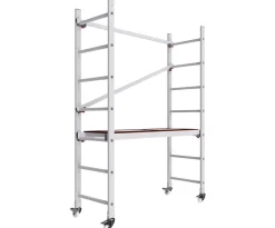 AluCombine 1 300 hauteur de travail 3m echafaudage echellee 4 roues echafaudage de roulement