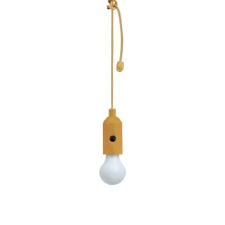 Ampoule suspendue orange l.5,6 x H.27 cm