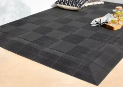 Angle de terrasse composite anthracite Blooma Angara