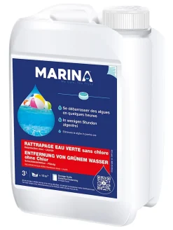 Anti-algues choc SOS rattrapage eau verte 3 L - Marina