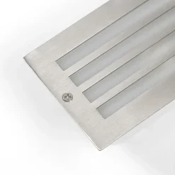 Applique encastrée moderne en acier IP44 - Hurricane