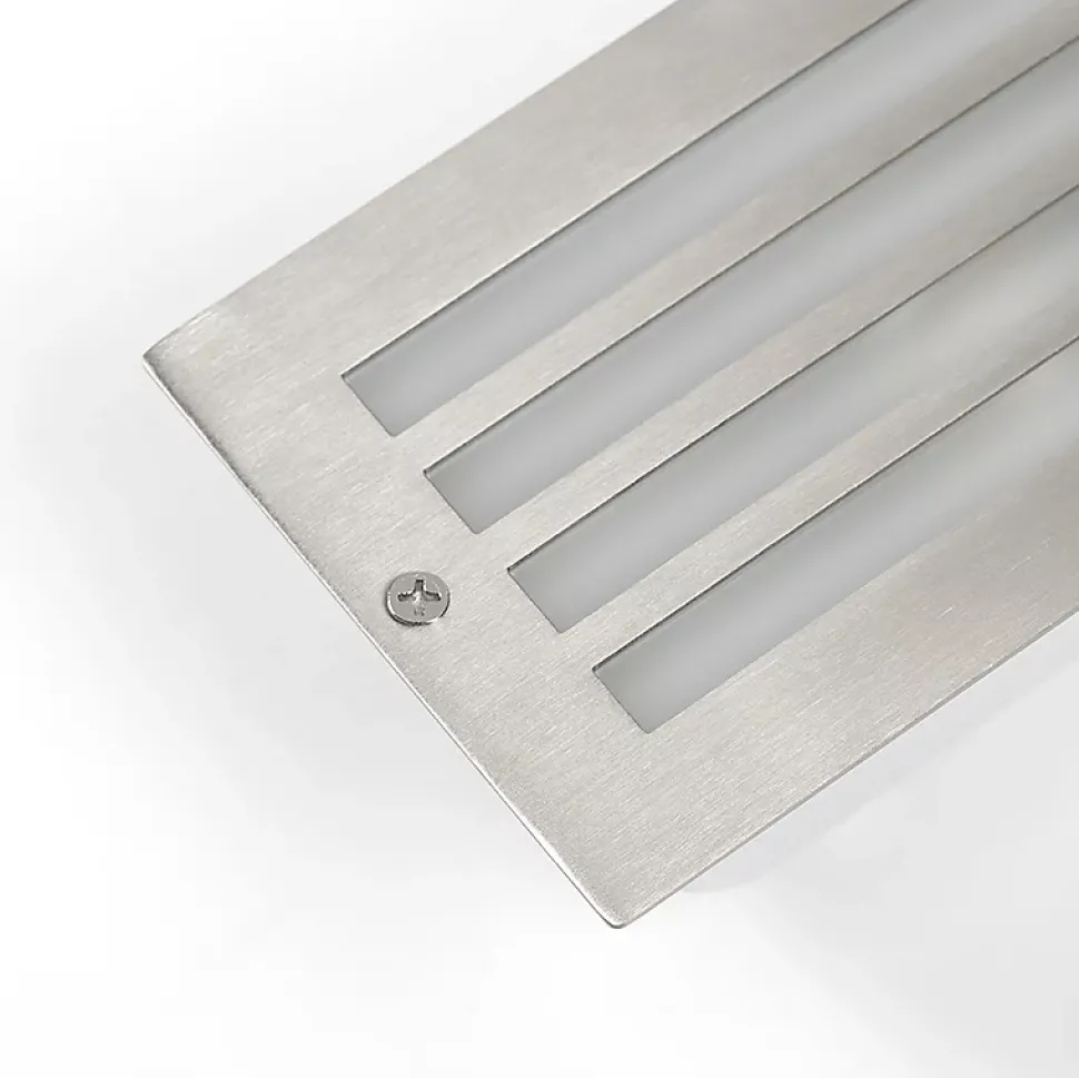 Applique encastrée moderne en acier IP44 - Hurricane