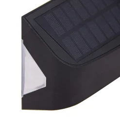 Applique murale hybride Solaire / USB, 700 Lumens, IP54, 3 modes d'éclairage, 10h d'autonomie avec détecteur de mouvement