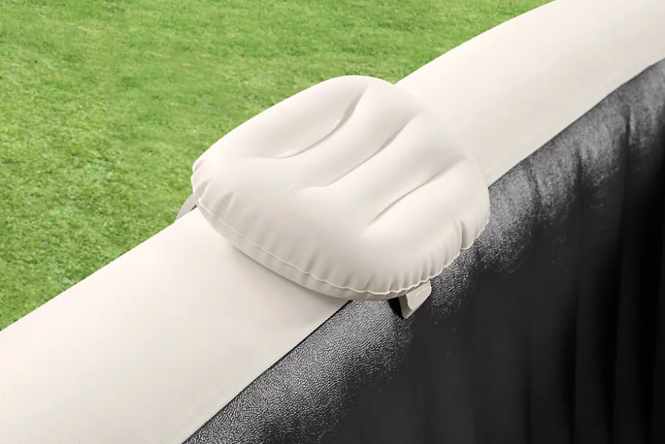 Appui-tête pour spa gonflable Intex L.24 x l.19 x H.6 cm blanc