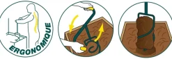 Aérateur de compost Leborgne Aerocompost Naturovert