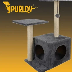 Arbre à chat 71cm gris Purlov 21712