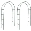 Arche de jardin - VIDAXL - 40776 - Métal - Noir - 140x39x240cm