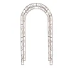 Arche de jardin ALEX sommet arrondi - 140 cm rouiller