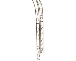 Arche de jardin ALEX sommet arrondi - 140 cm rouiller