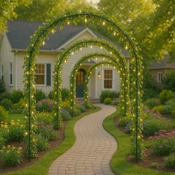 Arche de jardin pour plantes grimpantes