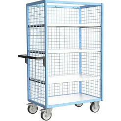 Armoire grillagée sans toit 3 étagères incluses - Plateau 965x585mm - Charge max 500kg - 880725225
