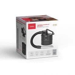 Aspirateur à cendres DOH139 Livoo 600W cuve en métal 4L - cheminée, poêle à bois ou barbecue - Noir
