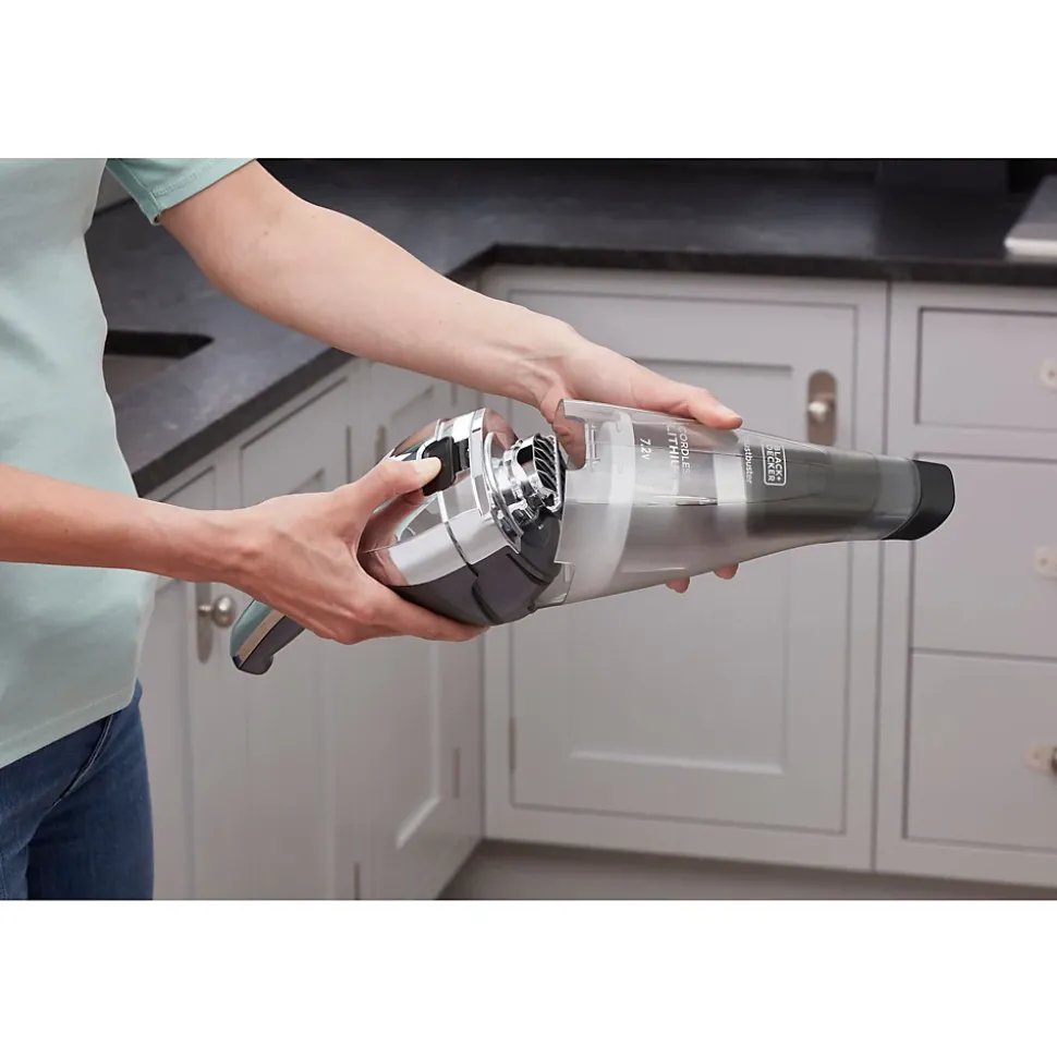 Aspirateur à main sans fil Dustbuster avec base BLACK+DECKER - 7,2V 2,0 Ah NVC220WC-QW
