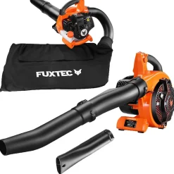 Aspirateur de feuilles mortes thermique - FUXTEC FX-LBS126 - 26cm3 4en1 2 temps souffleur broyeur