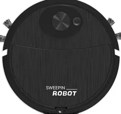 Aspirateur Robot 2 en 1 silencieux noir