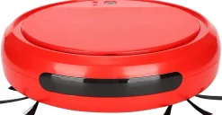 Aspirateur robot avec Fonction de Nettoyage UV rouge noir