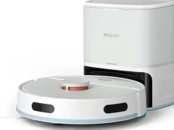 Aspirateur robot laveur 2700Pa blanc sans fil
