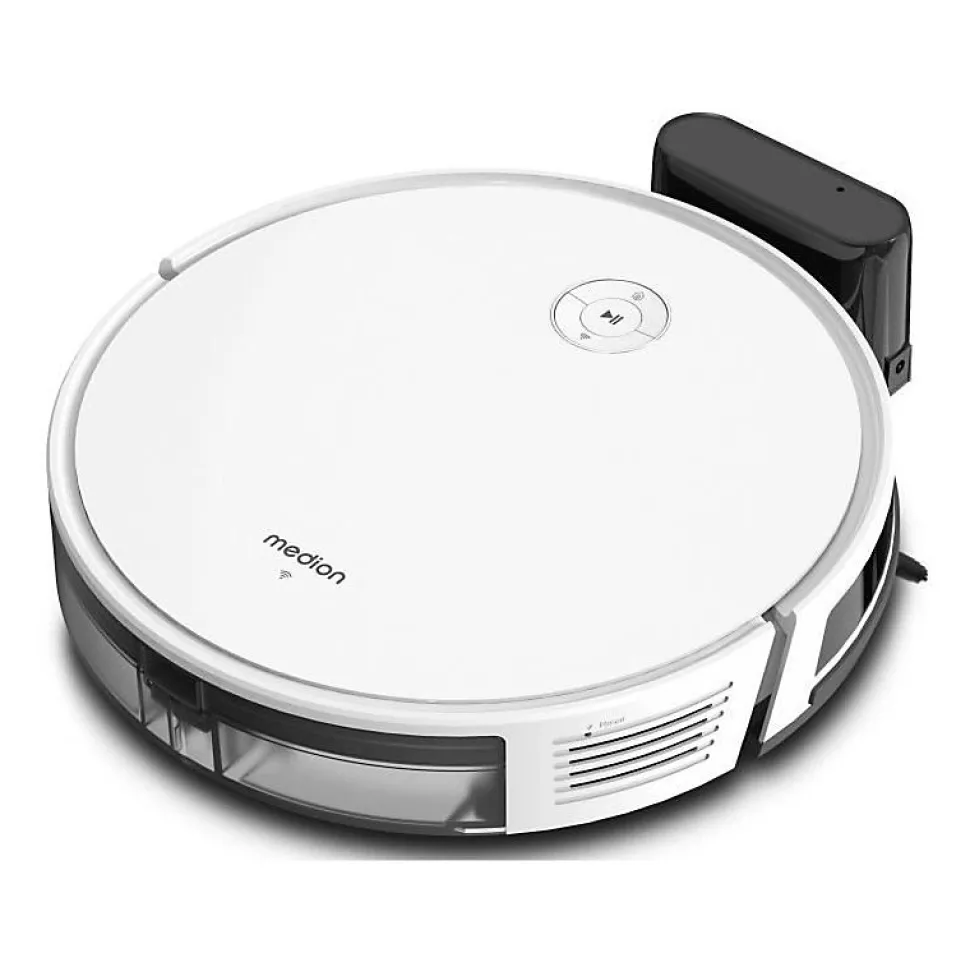 Aspirateur Robot MEDION S35 - MD11899 - 140 min - 4000 Pa - 550 ml - Blanc