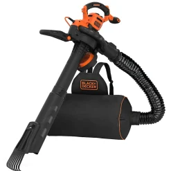Aspirateur souffleur broyeur filaire 3000 W - 864 m³/h - ratio 16:1 - avec sac de 72 L - Black+Decker BEBLV301-QS