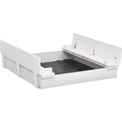 Bac à sable bois de sapin bois blanc Helloshop26