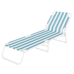 Bain de soleil Curacao rayure bleu clair