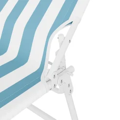 Bain de soleil Curacao rayure bleu clair