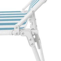 Bain de soleil Curacao rayure bleu clair