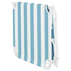 Bain de soleil Curacao rayure bleu clair