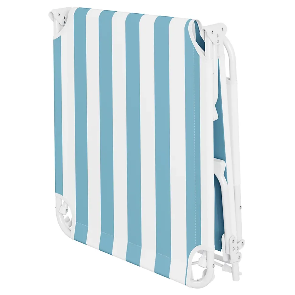 Bain de soleil Curacao rayure bleu clair