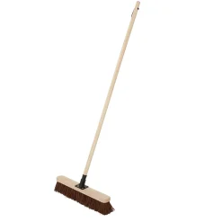 Balai cantonnier naturel de 45cm en bois