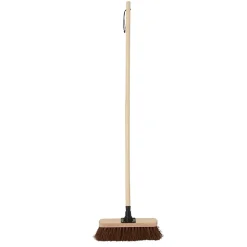 Balai cantonnier pour jardin en bois 30cm