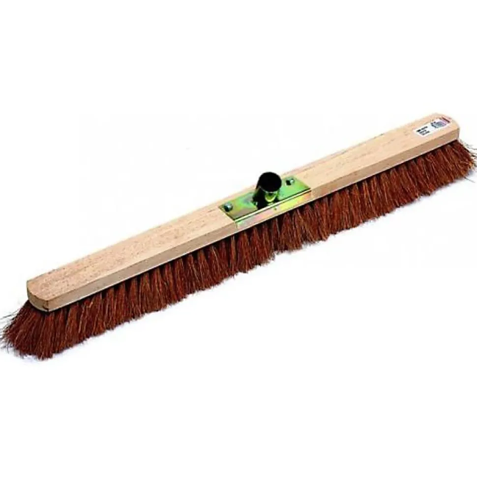 Balai coco industrie 100 cm douille métal - BROSSERIE THOMAS - 290
