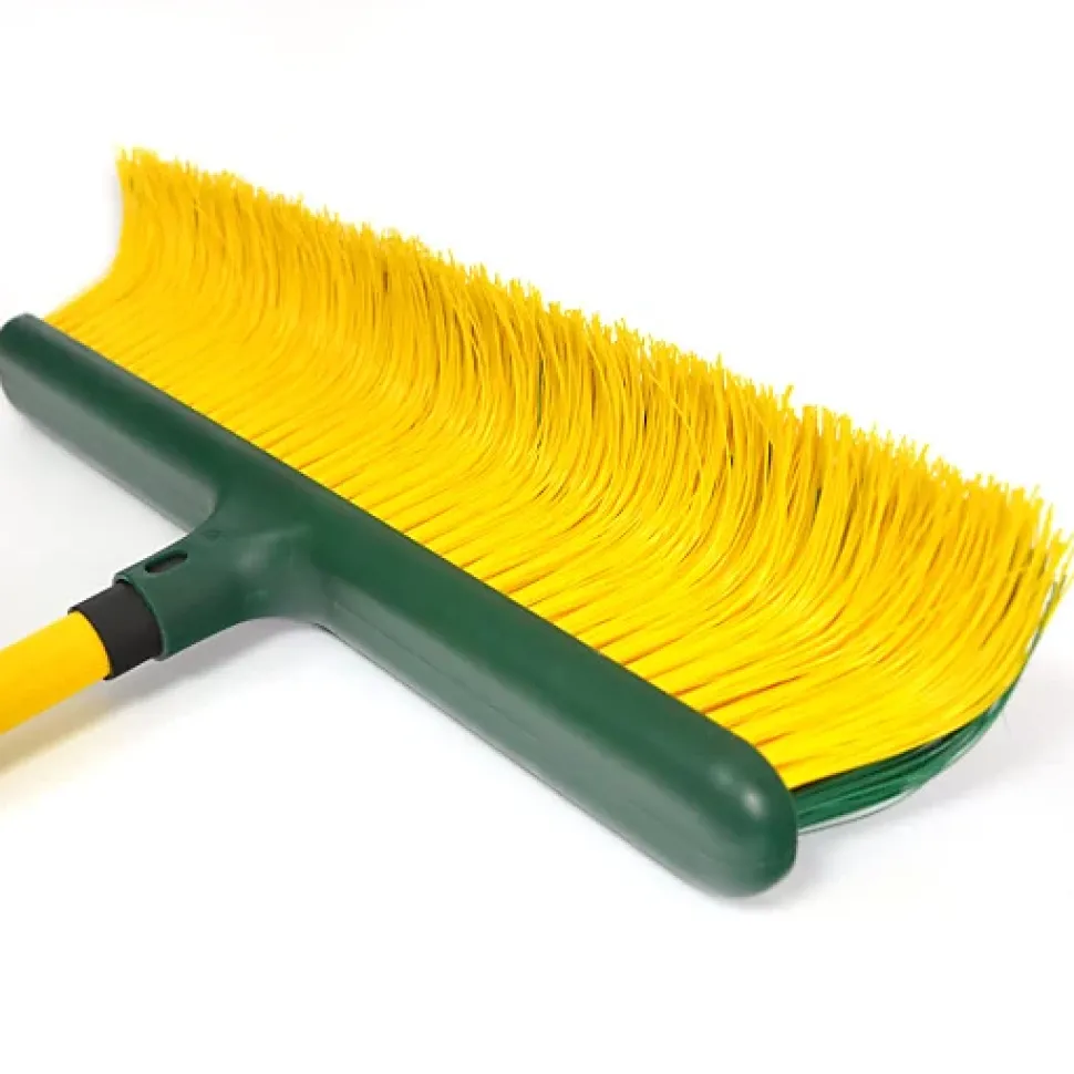 Balai de jardin pour gazon synthétique - Manche téléscopique
