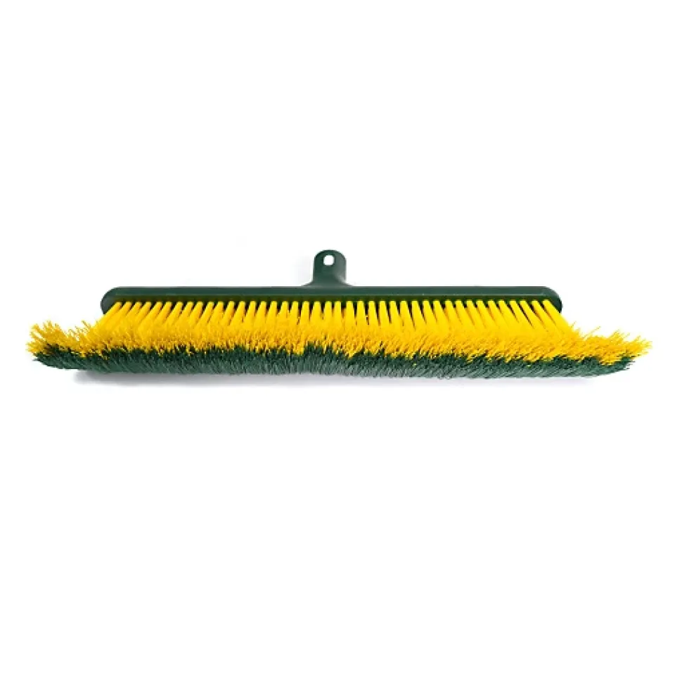 Balai de jardin pour gazon synthétique - Manche téléscopique