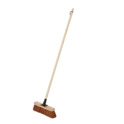 Balai fibre de coco 30cm avec manche bois
