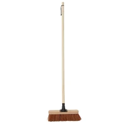 Balai fibre de coco 30cm avec manche bois