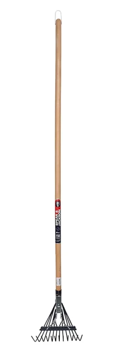 Balai rocaille 12 dents manche bois