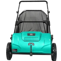 Balayeuse à gazon Ramasse feuilles Brosse rotative renforcées Larg 53cm reglable Grand Bac 100L INTEC