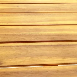 Banc 2 - 3 places en acacia du Vietnam. bois clair. intérieur / extérieur. 140cm